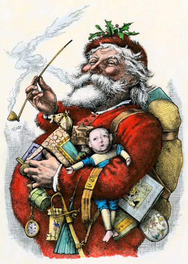 Santa Clause with Pipe